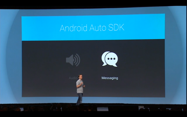 Android Auto auf der Google I/O (Bild: Andreas Sebayang/Golem.de)